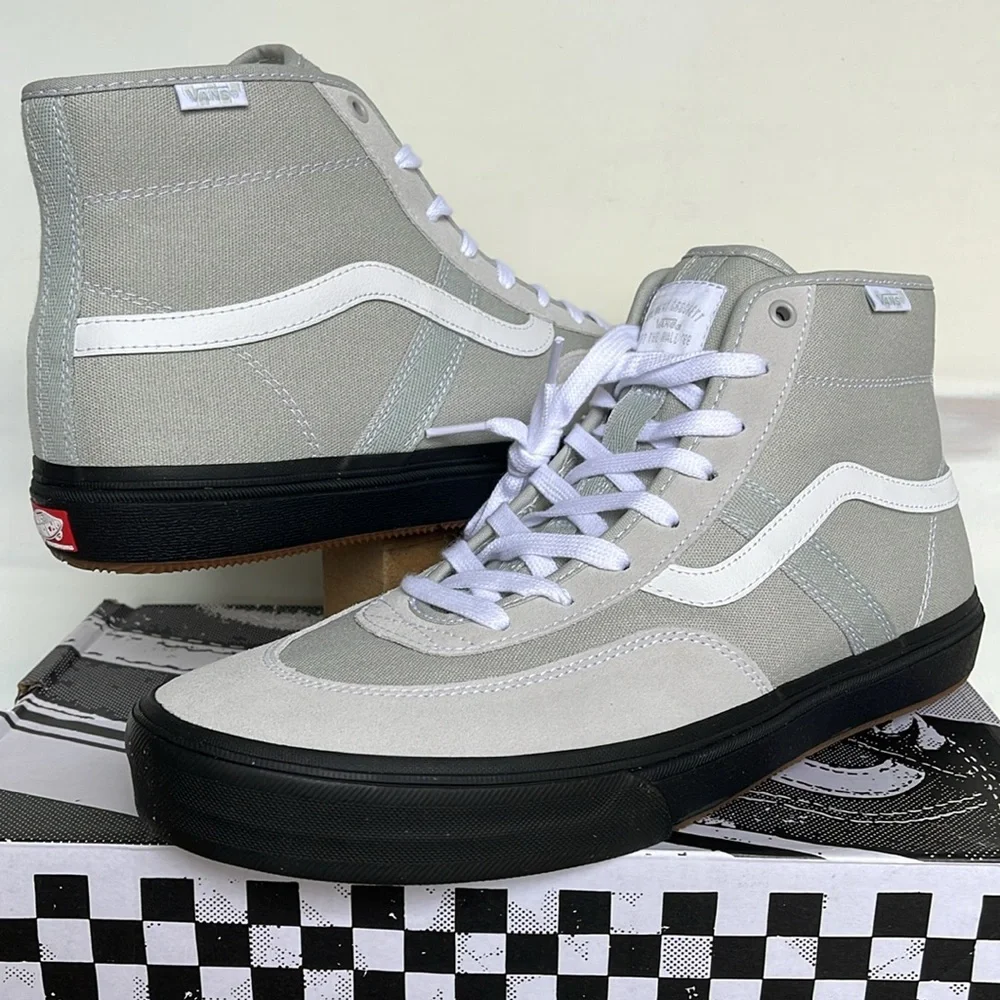 Vans Men’s Crockett High Light Gray/Black VN0A5JIGBH8 Sneakers